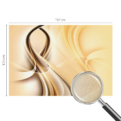 Fotomural decorativo para cabecero de cama con diseño de líneas onduladas