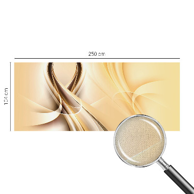 Fotomural decorativo para cabecero de cama con diseño de líneas onduladas
