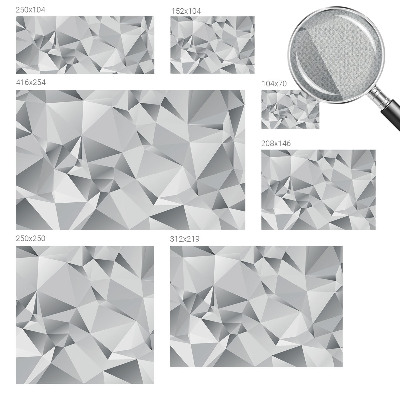 Fotomural decorativo para cabecero de cama con diseño de geometría abstracta
