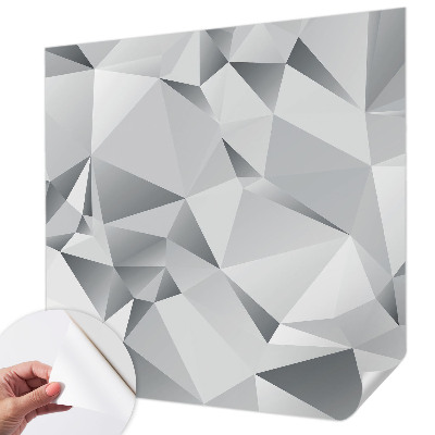 Fotomural decorativo para cabecero de cama con diseño de geometría abstracta