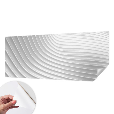 Papel mural texturado decorativo con ondas elegantes