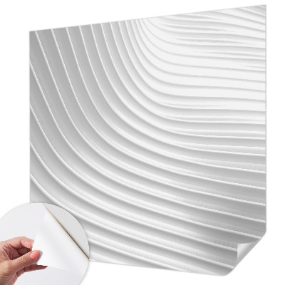 Papel mural texturado decorativo con ondas elegantes