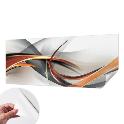Mural de pared con estampado hermoso con diseño de dinámica abstracta