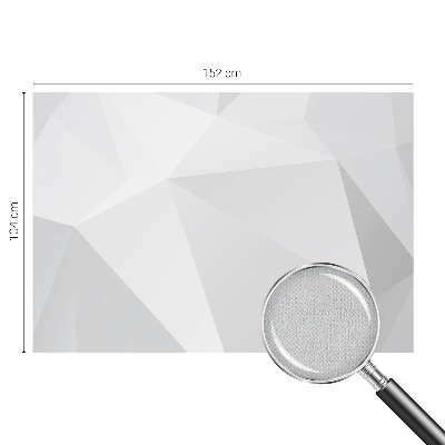 Papel mural con patrón decorativo Triángulos grises