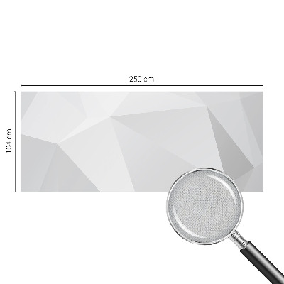 Papel mural con patrón decorativo Triángulos grises