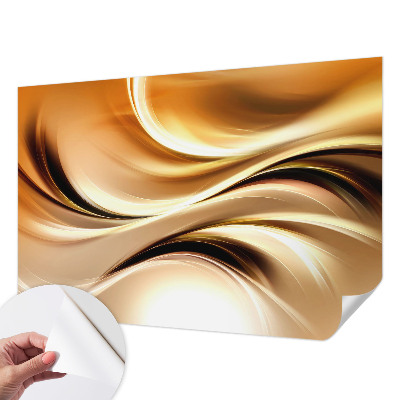Papel mural texturado decorativo con diseño de líneas fluidas