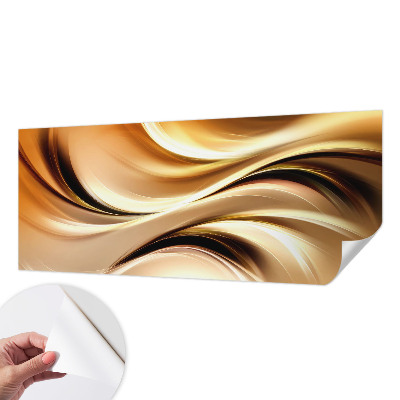 Papel mural texturado decorativo con diseño de líneas fluidas