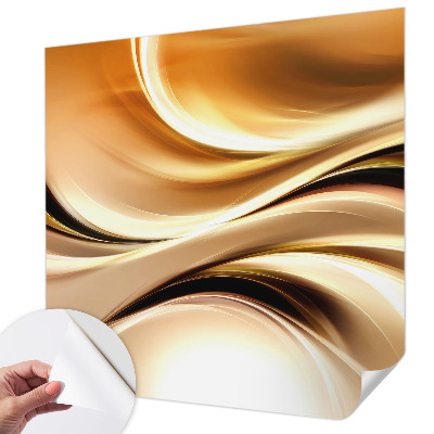 Papel mural texturado decorativo con diseño de líneas fluidas