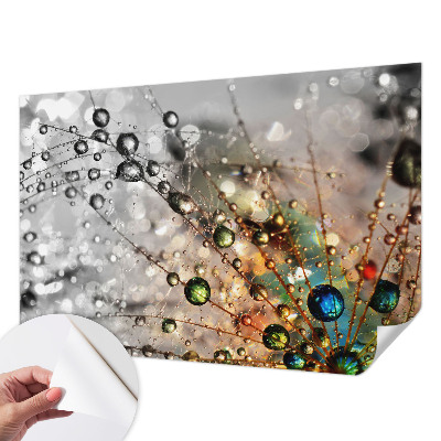 Papel mural con patrón decorativo con diseño de salpicaduras de joyas
