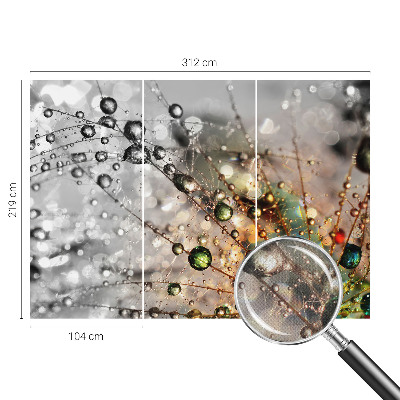 Papel mural con patrón decorativo Yo rocío joyas