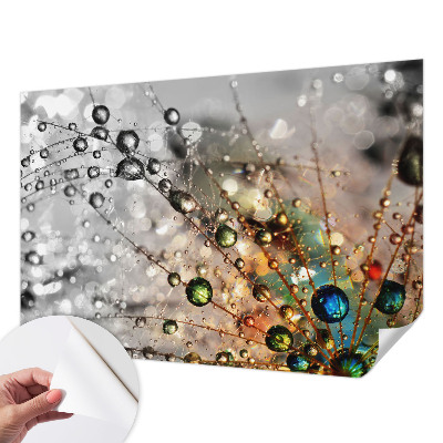 Papel mural con patrón decorativo con diseño de salpicaduras de joyas