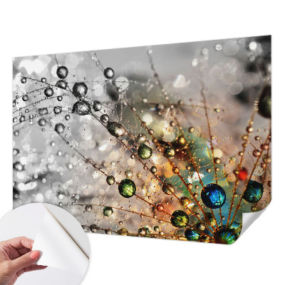 Papel mural con patrón decorativo con diseño de salpicaduras de joyas