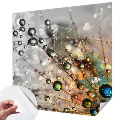 Papel mural con patrón decorativo con diseño de salpicaduras de joyas