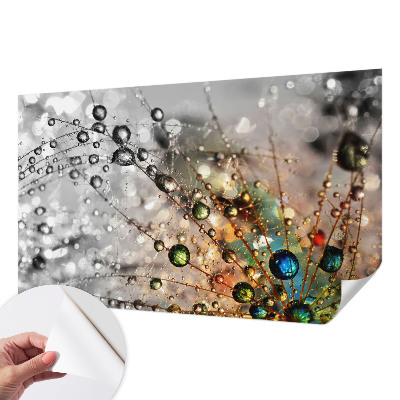 Papel mural con patrón decorativo con diseño de salpicaduras de joyas