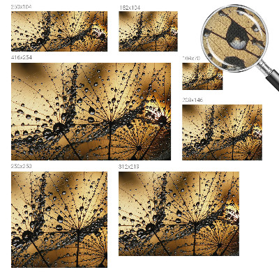 Papel mural texturado decorativo con motivo de gotas delicadas