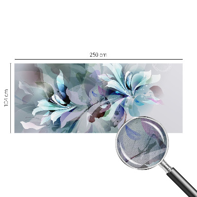 Fotomural decorativo para cabecero de cama con diseño de abstracción floral