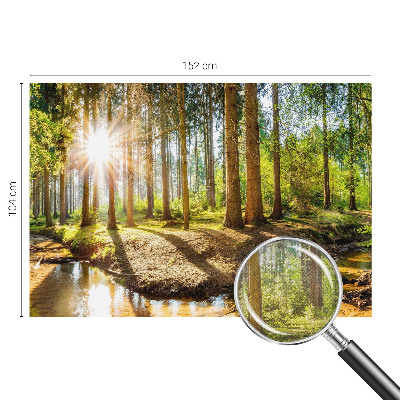 Papel mural con patrón decorativo Idilio forestal