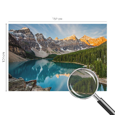 Mural de pared con estampado hermoso Reflejo de la montaña