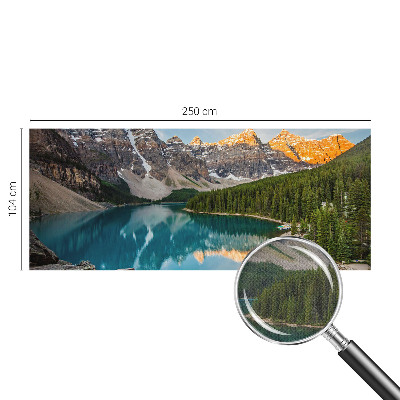 Mural de pared con estampado hermoso Reflejo de la montaña