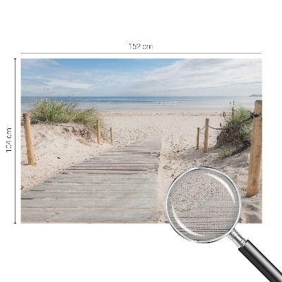 Papel mural texturado decorativo Pasarela de madera