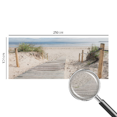 Papel mural texturado decorativo Pasarela de madera