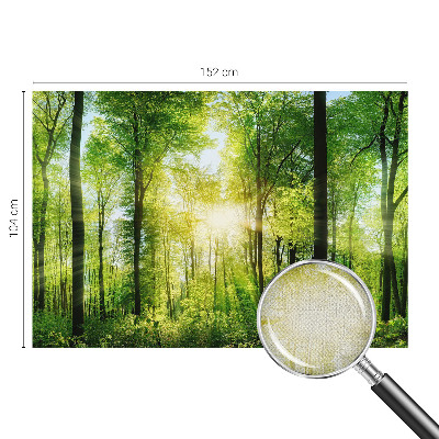 Fotomural decorativo para cabecero de cama Armonía del bosque