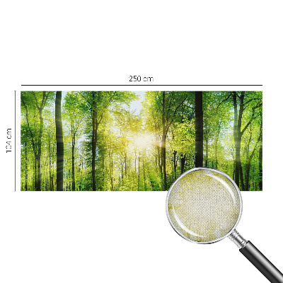 Fotomural decorativo para cabecero de cama Armonía del bosque