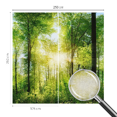 Fotomural decorativo para cabecero de cama Armonía del bosque