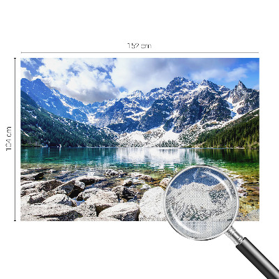 Papel mural con patrón decorativo paisaje de montaña