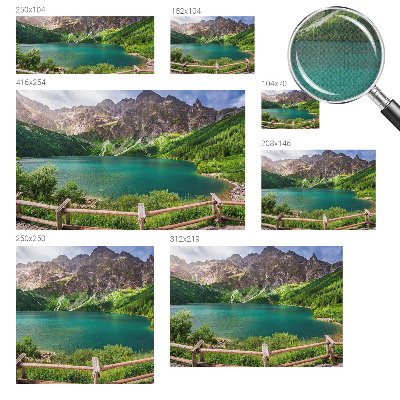 Papel mural texturado decorativo paisaje de montaña