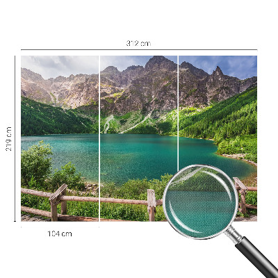 Papel mural texturado decorativo paisaje de montaña