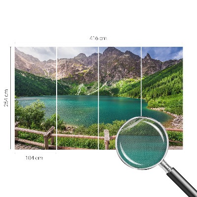 Papel mural texturado decorativo paisaje de montaña