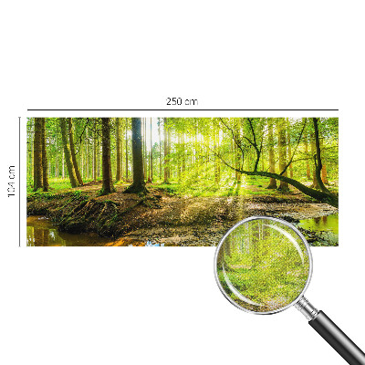 Fotomural decorativo para cabecero de cama con un paisaje verde