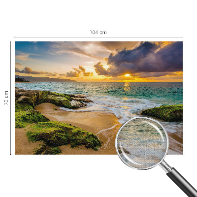 Papel mural con patrón decorativo Armonía marítima