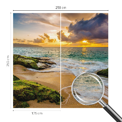 Papel mural con patrón decorativo Armonía marítima