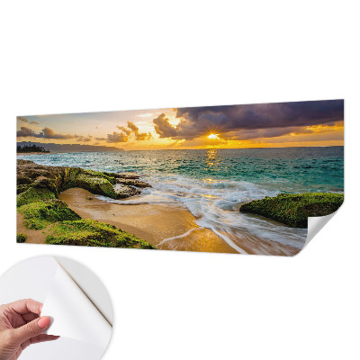 Papel mural con patrón decorativo con el diseño 'Armonía marítima'