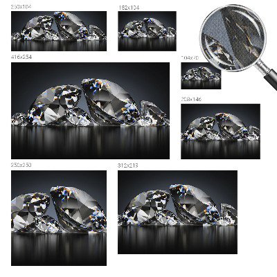 Papel mural texturado decorativo Belleza cristalina