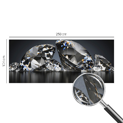 Papel mural texturado decorativo Belleza cristalina