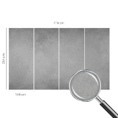 Papel mural con patrón decorativo Gris elegante