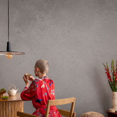 Papel mural con patrón decorativo Gris elegante