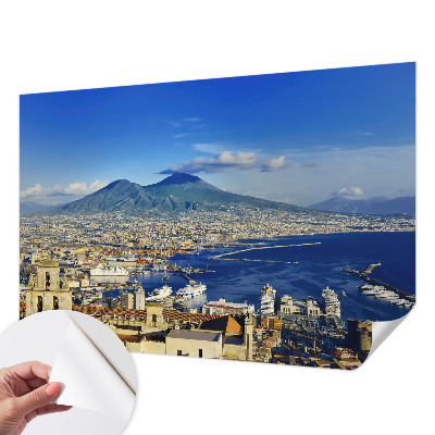 Mural de pared con estampado hermoso con panorámica costera