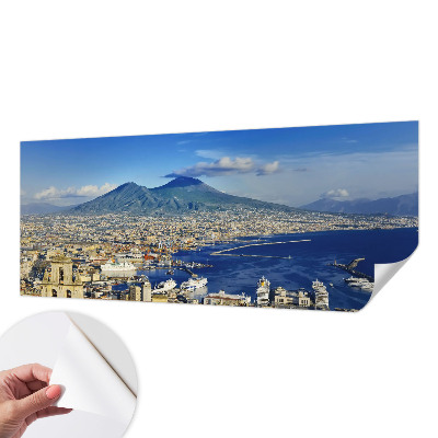 Mural de pared con estampado hermoso con panorámica costera