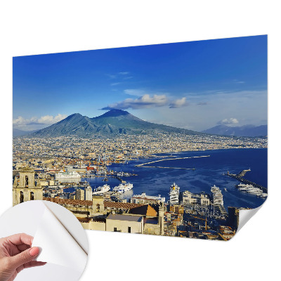 Mural de pared con estampado hermoso con panorámica costera
