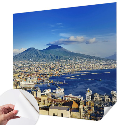 Mural de pared con estampado hermoso con panorámica costera