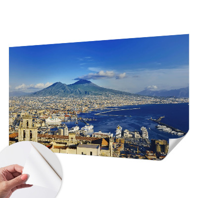 Mural de pared con estampado hermoso con panorámica costera