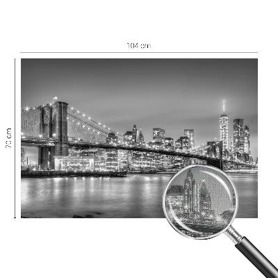 Papel mural texturado decorativo El puente de la metrópolis