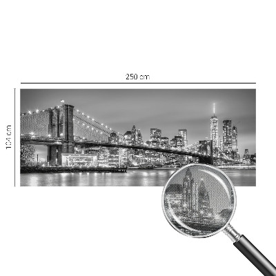 Papel mural texturado decorativo El puente de la metrópolis