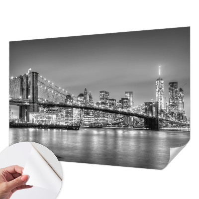 Papel mural texturado decorativo El puente de la metrópolis