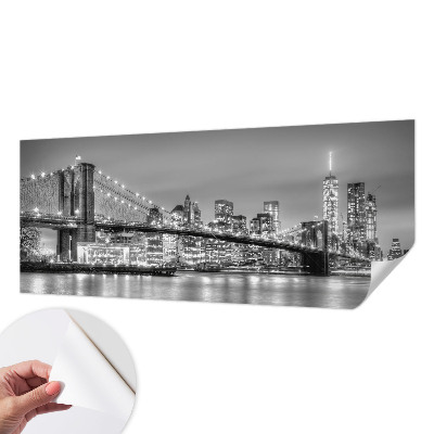 Papel mural texturado decorativo El puente de la metrópolis