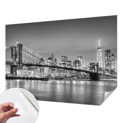 Papel mural texturado decorativo El puente de la metrópolis